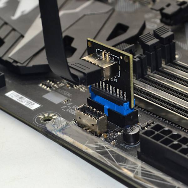 Emolevyn Laajennuskortti USB3.0 Etu 19PIN - 3.1 TYPE C Etu Type E Adapteri 20 - 19PIN