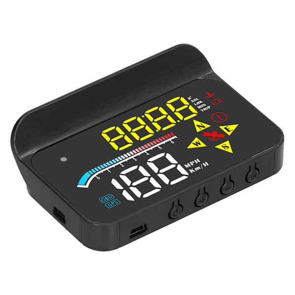 Auto OBD2 GPS-system HUD Head-up Display Digital Bilhastighetsprojektor Universal