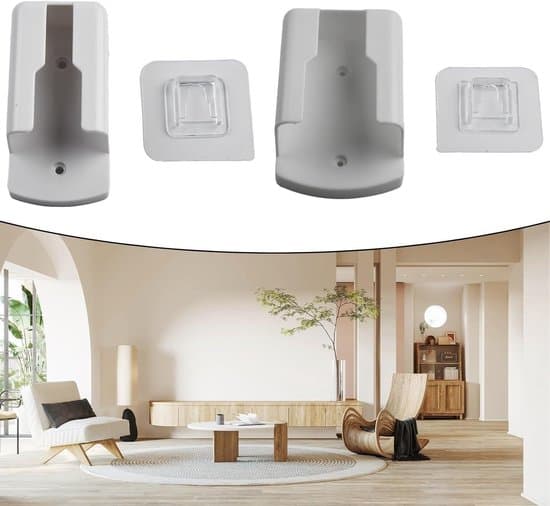 Wall-mounted remote control holder and storage box - suitable for TVs and air conditioners - white.