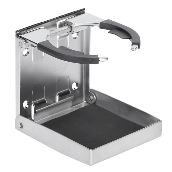 Foldbar Drikkekopflaskeholder i Rustfrit Stål til Marinebåd, Lastbil, RV Justerbar