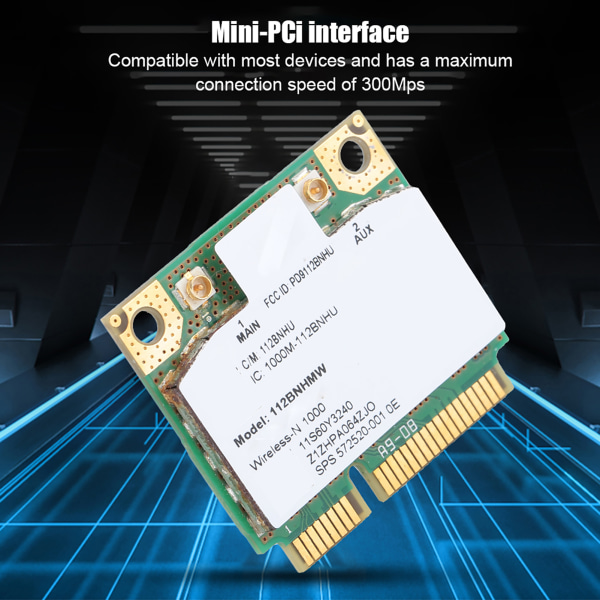 INTEL LINK1000 N1000 112BNHMW Mini PCI-E 300Mbps langaton verkkokortti malleille T420S/X220/T520
