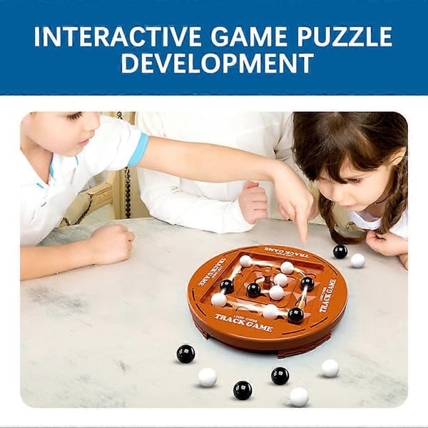 Track Game Logic Chess, 2 Player Strategy Game, Fun Educational Game for Kids and Adults, Quick Thinking Brain Teaser