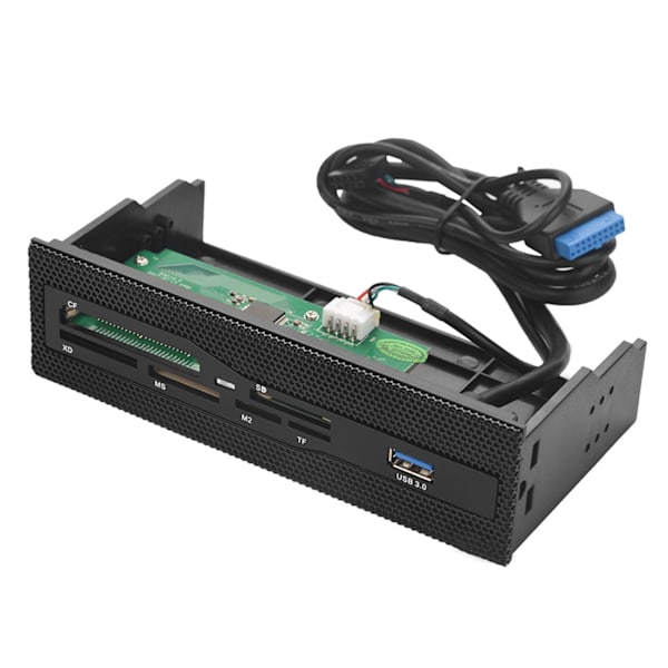 PC Intern Kortlæser USB 3.0 Port M2 SD MS XD CF TF Kort Dashboard Frontpanel