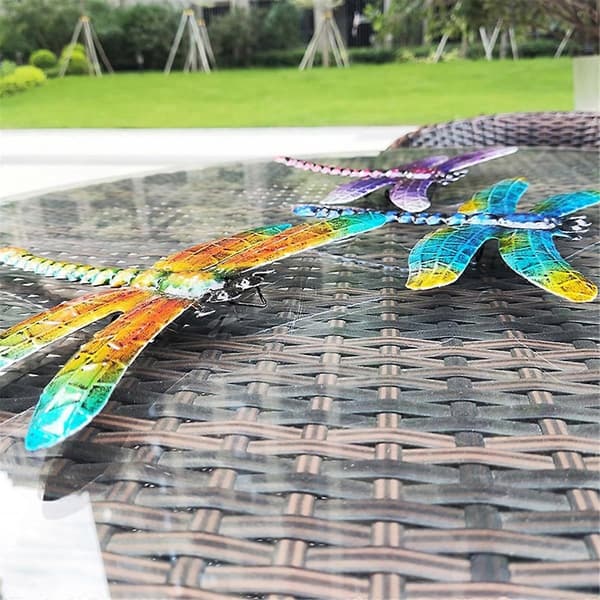 3 Pcs Dragonfly Wall Decoration Metal Dragonfly Wall Decor Decorations