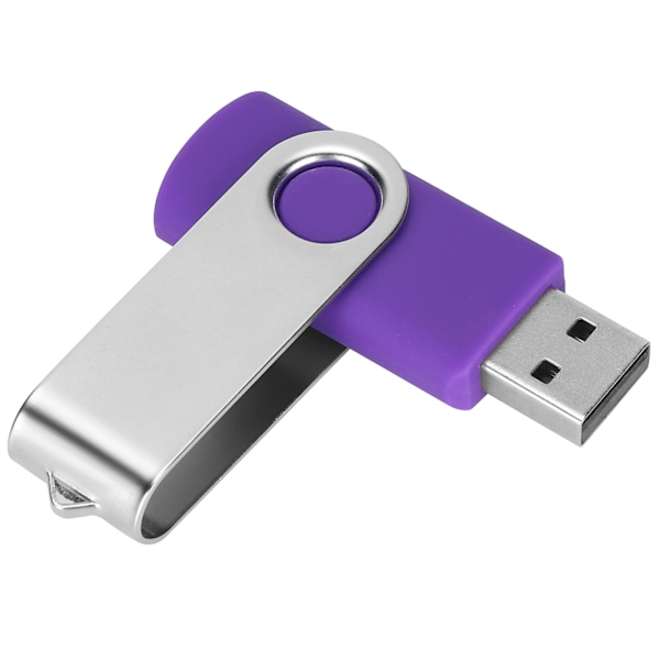 USB-muistitikku, karkin violetti, pyörivä, kannettava tallennusmuisti PC-tabletille, 1 GB