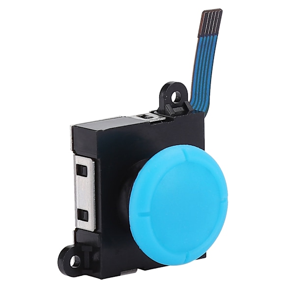 2 ST Vänster och Höger Analog 3D Joystick Rocker med Kåpa för Switch Konsol Tillbehör Blå