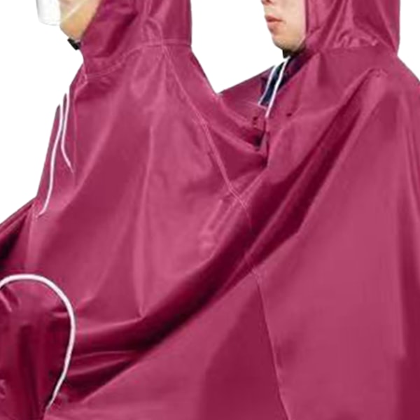 Moottoripyörän Poncho Oxford-kangas Sadetakki Pyöräily Ajotakki Sadepuku Hatulla Ulkokäyttöön Jujube Punainen