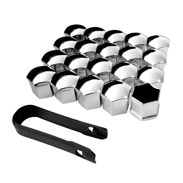 20 st Universal Bilhjulsskruvlock Dekorativt Skyddande Lock