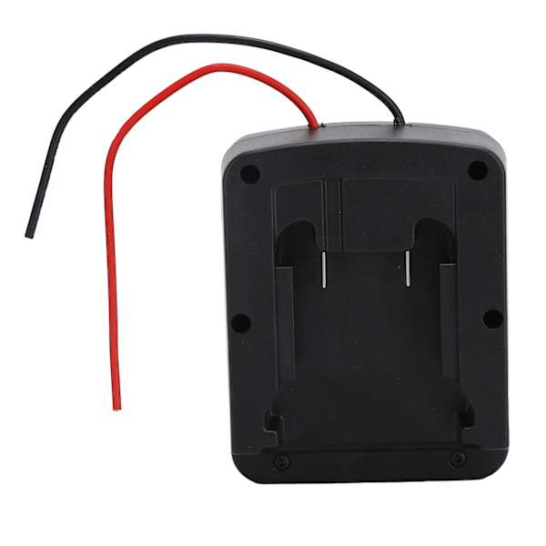 Lithium Batteri Adapter Strømstik Montering med Ledninger til Milwaukee M18 18V Sort