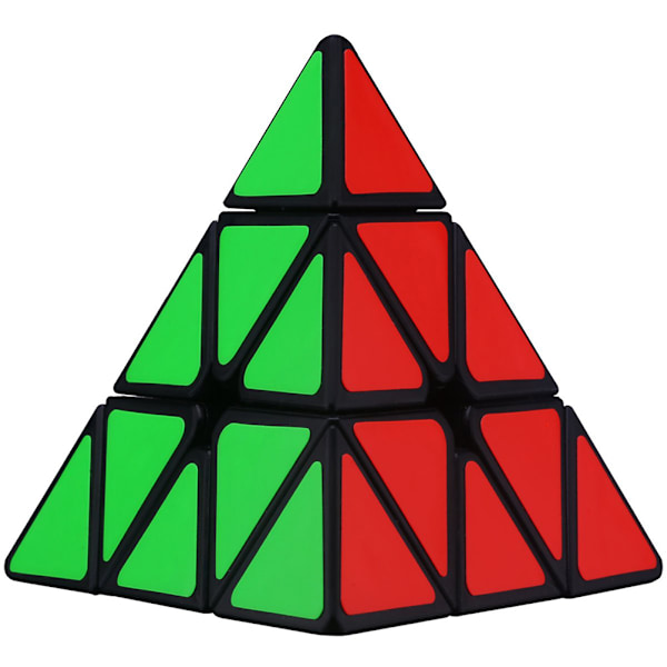 Pyramid Speed Cube Barn for barn, Rask vrihastighet Cube Triangle Intelligence Leke Gave