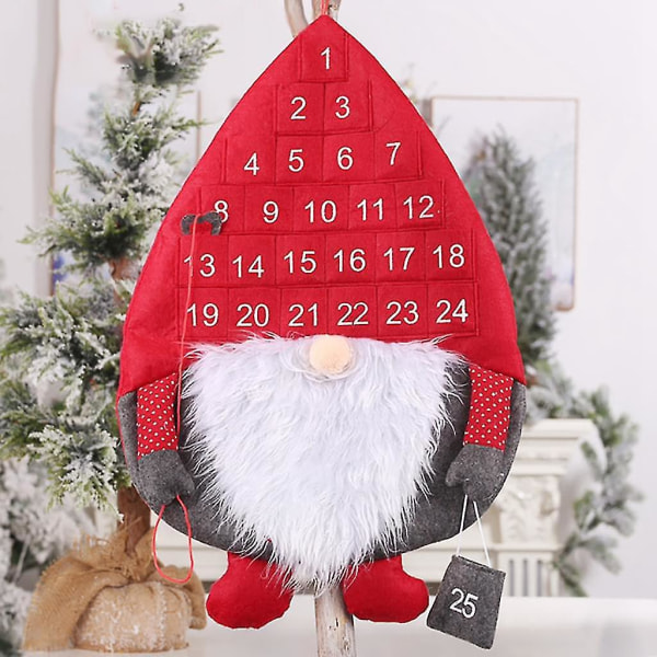 Juladvents kreativa kalender, nordisk kompatibel Withest Old Man Calendar Rudolph Cou
