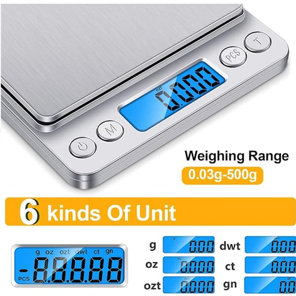 Digital platformvægt 01g/3000g