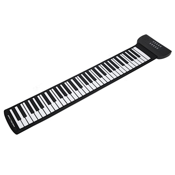 Käsin rullattava piano, 61 kosketinta, taitettava silikoninen ladattava sähköinen kosketinsoitin