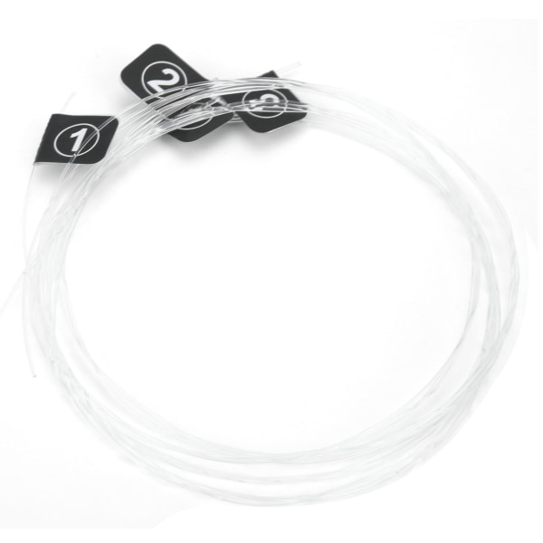 4 stk. Fluorokarbon Strenger Instrumentdeler for Gitar eller Ukulele Universalstrenger TX-2