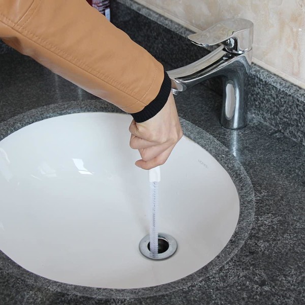Viemärien puhdistusaine keittiöön ja kylpyhuoneeseen - 45 cm - Valkoinen