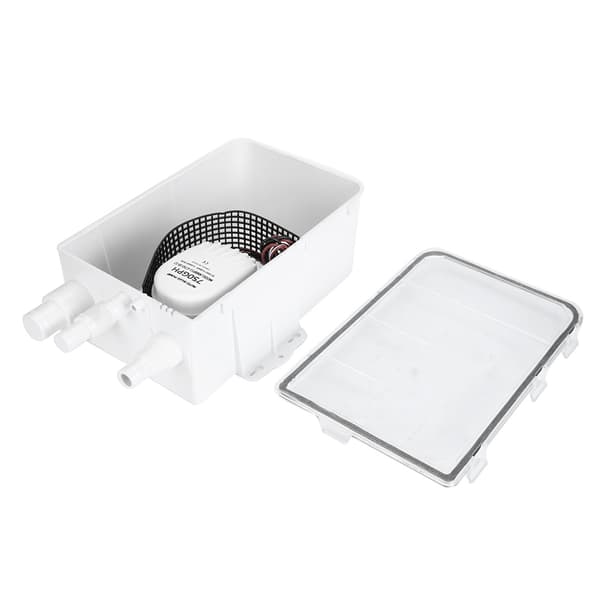 Dusj Sumppumpesystem Båt RV Lense 12V 750GPH Marine Multi Port Dreneringsboks