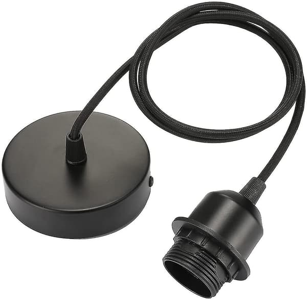 E27 Pendellampsladd med Skruvring