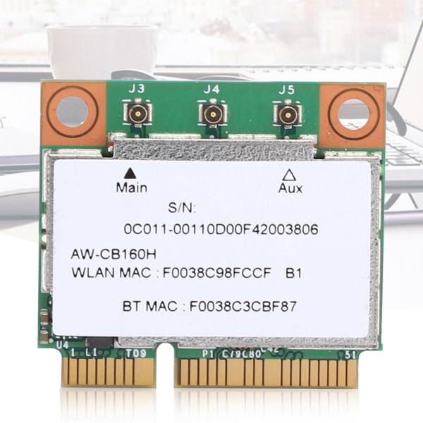 Nätverkskort Gigabit AC1300M MINI PCI E-gränssnittsstöd för Bluetooth 4.0 BCM94360HMB