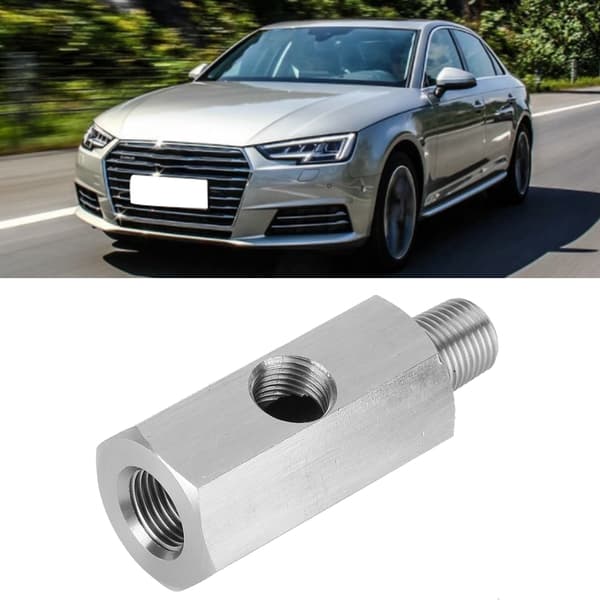 Oljetrykksensor T-stykke i rustfritt stål M10 til NPT-adapter Turbo Supply