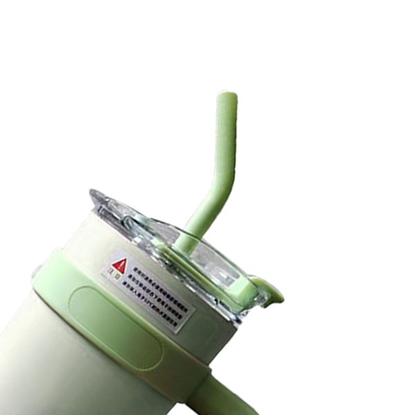 Bil Isolerad Mugg Rostfritt Stål 1250ML med Sugrör Isolerade Tumblers för Utomhusresor Gradient Grön