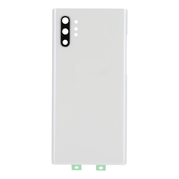 BW-SMBCH NOT10+ Glas Mobiltelefon Batterilucka Bakre Skydd Reservdel Tillbehör för Samsung Note10 plus (Vit)