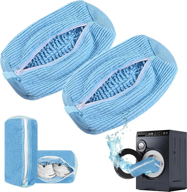 Reusable Shoe Laundry Bag Suitable for Washing Machine and Dryer (2 Pack)