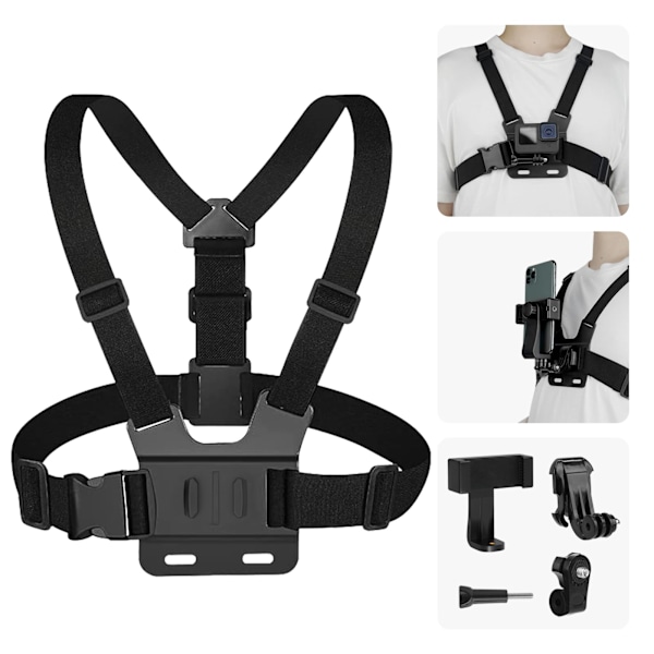 GoPro Hero 13/12/11/10 Chest Strap Mount