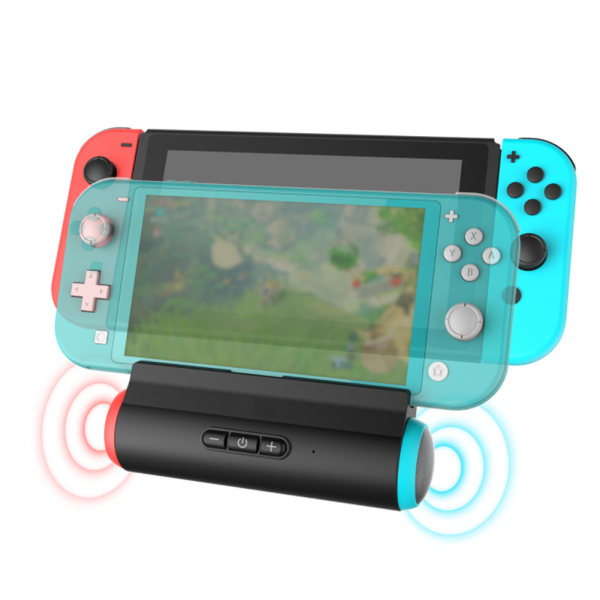 PG-9171 Gamepad Kontroller Holder Stativ Ladebase med Høyttaler for Switch Lite