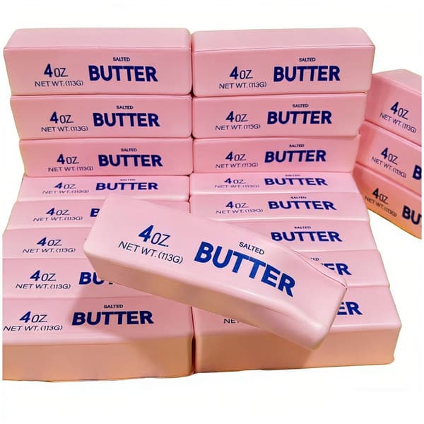 2 st långsamt stigande Squishy Butter Squeeze Leksaker, mjuka och stretchiga Fidget Leksaker, sensoriska stresslindrande Squishies