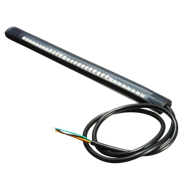 48SMD LED-lysstripe for motorsykkel, baklys, bremselys, blinklys