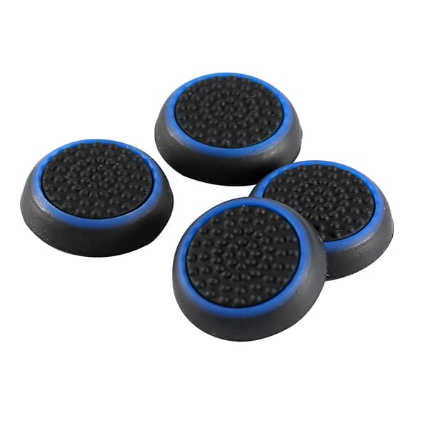 4 st silikonkontroll tumstick joystick-kåpa för PS3 PS4 XBOX Blå