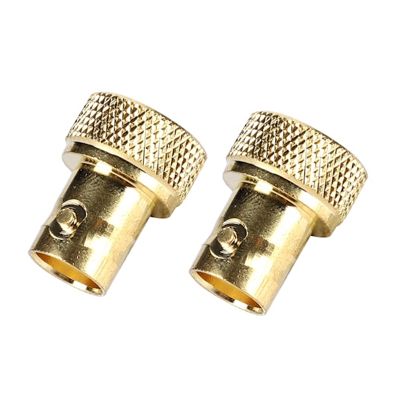 2 stk. Guld BNC Hun Til SMA Han Konverter Adapter Stik