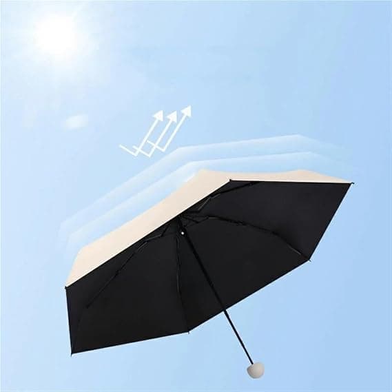 Mini Umbrella: Dual-Function Umbrella for Sun and Rain, Offering Sun Protection and UV Defense