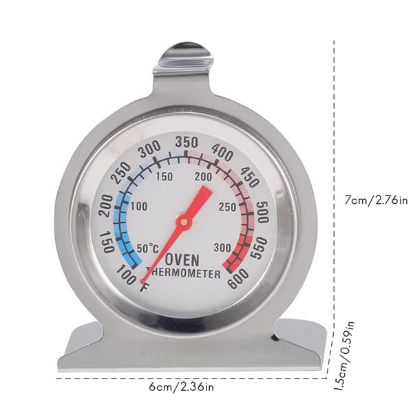【NX】Rustfrit stål Hjem Mad Kød Ovn Termometer Temperaturmåler Køkkenredskab