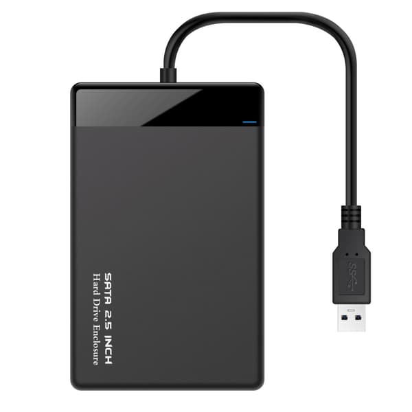 2,5-tums hårddiskkabinett, USB 3.0 hårddiskkabinett, SSD solid-state SATA seriell port externt hårddiskkabinett