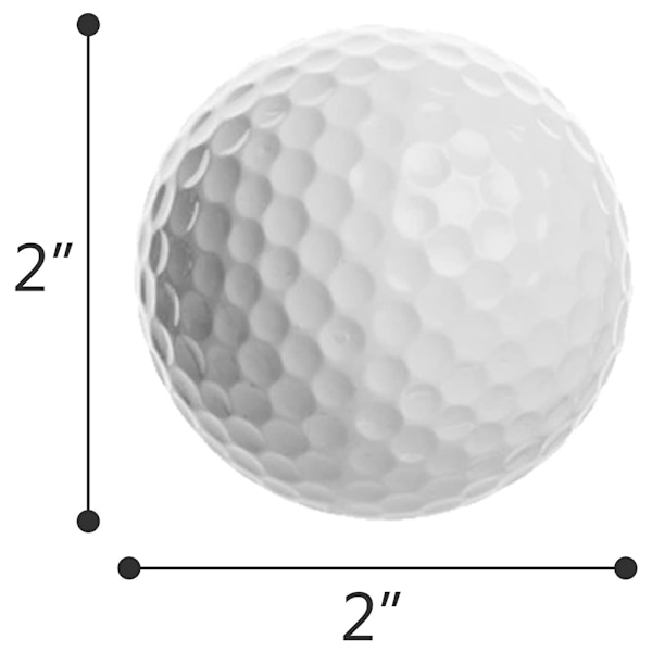 12 kpl harjoituspalloa valkoisia palloja svingiharjoitteluun driving range kotikäyttöön