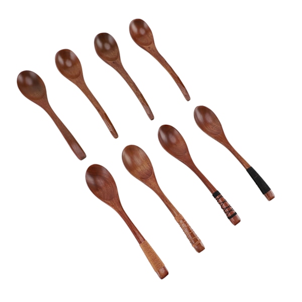 Träslevar Japansk Stil Träslev Set Köksredskap för Äta Laga Mat Blanda Röra Set 2