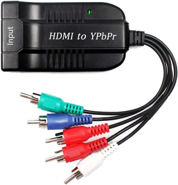 HDMI til YPBPR-kabeladapter HDMI til Video R/L 1080P Komponentlyd-videokonverterer