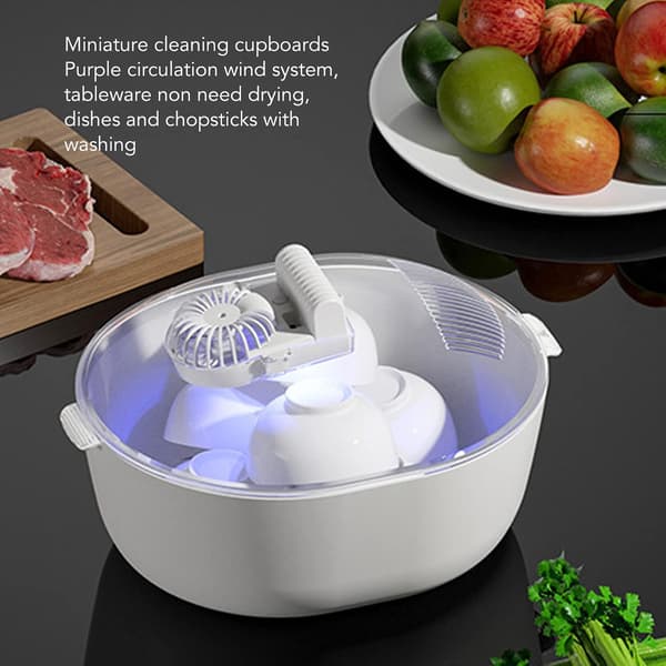 4-in-1 Defroster: Household Kitchen Ice Thawing Appliance, Multifunctional Defroster for Frozen Meat with UV Sterilization and Drainage Function