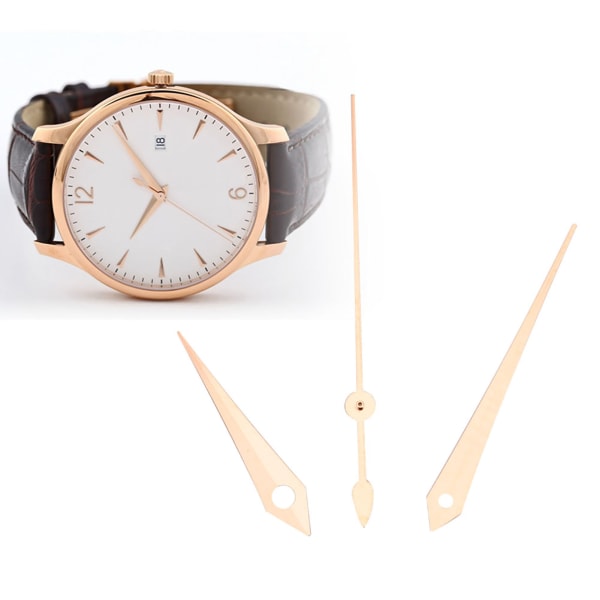 Rose Gold Watch Time Minute Second Hand erstatningstilbehør Passer til Tissot T063 herreur