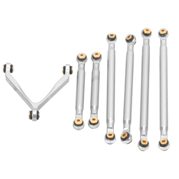 Linkage Trækstangssæt til Axial SCX24 C10 1/24 RC Bil Skal Dele Affjedring Link Sølv