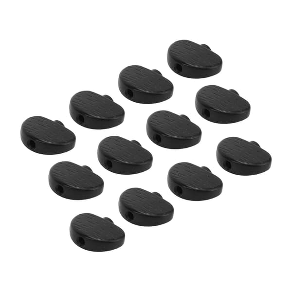 12st Guitar Tuning Peg Machine Head Knobs Plastic Tuning Peg Button for Electric Guitars Semicircle