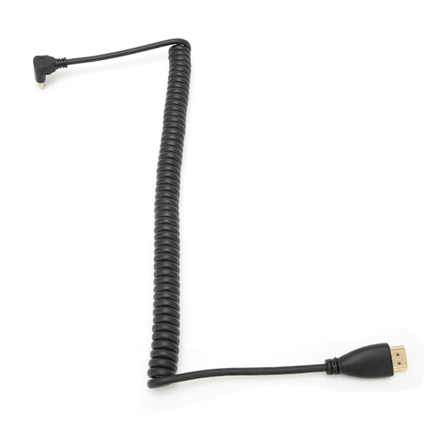 HD Multimedia InterfaceA till HD Multimedia InterfaceC Adapterkabel Spiralkabel Vänster Armbåge