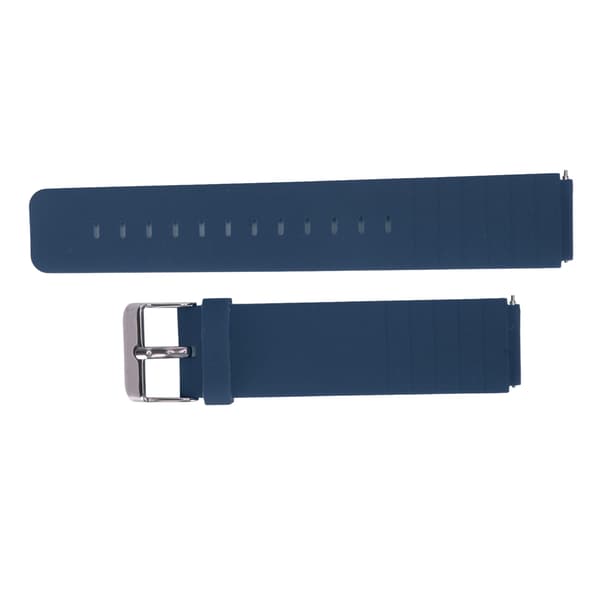Udskiftningsarmbånd Justerbar Blød Quick Release Tilbehør Ur Armbåndsrem til T1 Blå