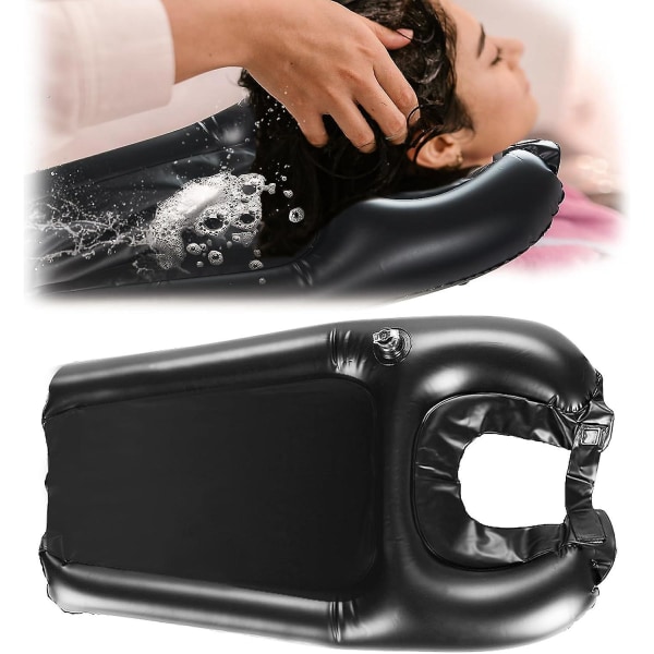 Bærbar oppblåsbar hårvask - enkel å rengjøre og ideell for gravide, skadde eller sengeliggende personer