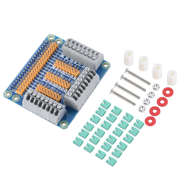 Monitoiminen GPIO-laajennuskortti ruuveilla ja hyppypiuhoilla Raspberry Pi 2 3 B:lle