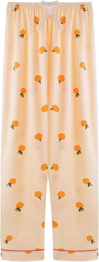 Pyjamas - Pyjamas til kvinder - 7-delt pyjamassæt i satin til kvinder: toppe, bukser og shorts til forår, sommer og efterår – Størrelse M M