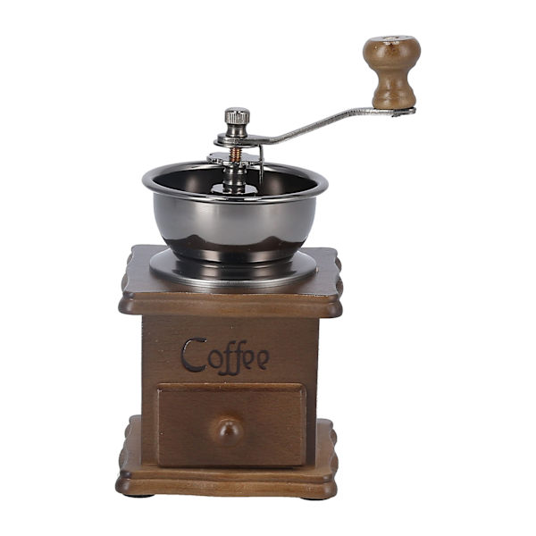 Manuell Kaffekvarn Portabel Retro Klassisk Finpolerad Utdragbar Kaffebönsmalare