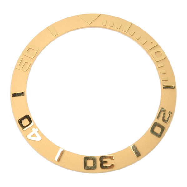 Klocka Bezel Insert 38mm Keramisk Präglad Siffra Klocka Bezel Ring Ersättningstillbehör Delar för Reparation Guld