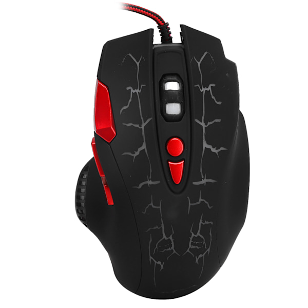 Gaming Mouse USB Kablet 8 Knapper 4-Hastighets DPI Justerbar med Pustelys Datamaskin Enhet G550 Crackle